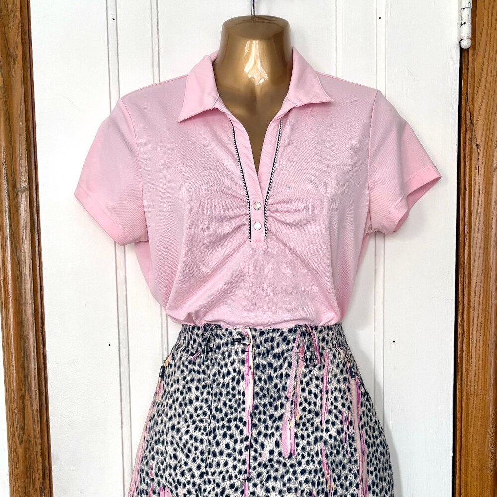 TAIL Pink Golf Shirt | Casual Sportswear | Women's Polo Collared T-Shirt